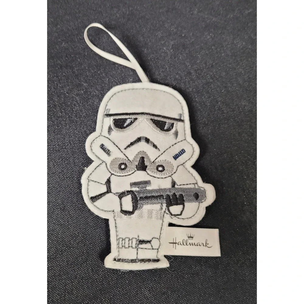 Hallmark Star Wars Stormtrooper Flat Felt Christmas Ornament